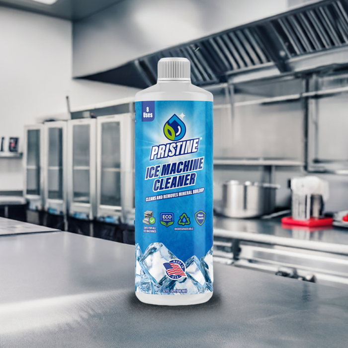 Pristine Ice Machine Cleaner & Descaler – Removes Limescale and Mineral Buildup for Clear, Fresh Ice