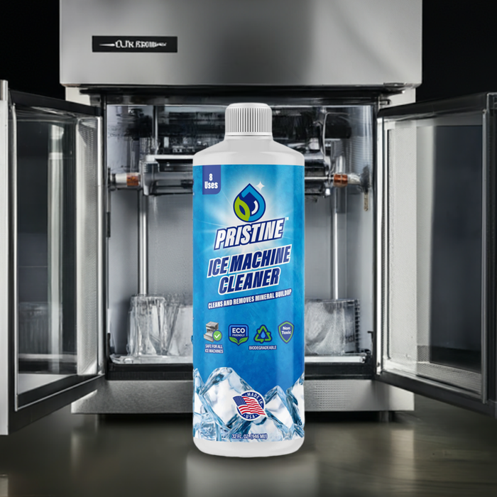 Pristine Ice Machine Cleaner & Descaler – Removes Limescale and Mineral Buildup for Clear, Fresh Ice