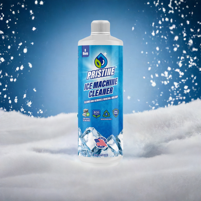 Pristine Ice Machine Cleaner & Descaler – Removes Limescale and Mineral Buildup for Clear, Fresh Ice