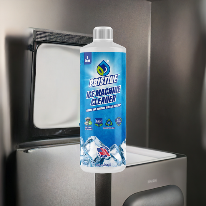 Pristine Ice Machine Cleaner & Descaler – Removes Limescale and Mineral Buildup for Clear, Fresh Ice