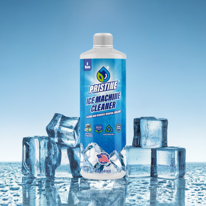 Pristine Ice Machine Cleaner & Descaler – Removes Limescale and Mineral Buildup for Clear, Fresh Ice