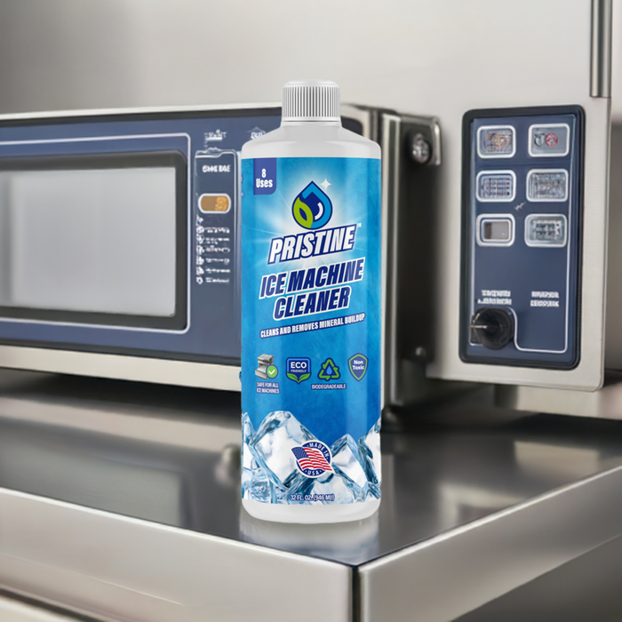 Pristine Ice Machine Cleaner & Descaler – Removes Limescale and Mineral Buildup for Clear, Fresh Ice