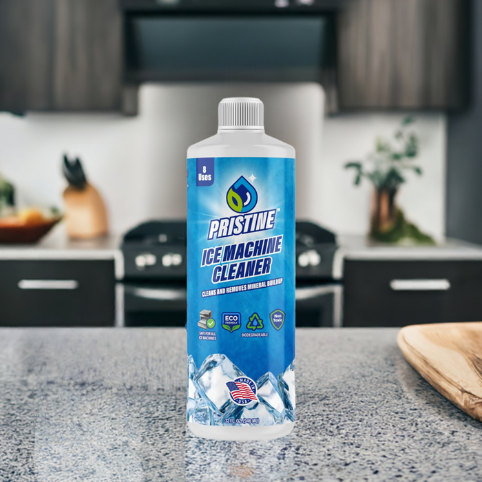 Pristine Ice Machine Cleaner & Descaler – Removes Limescale and Mineral Buildup for Clear, Fresh Ice