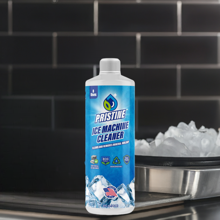 Pristine Ice Machine Cleaner & Descaler – Removes Limescale and Mineral Buildup for Clear, Fresh Ice