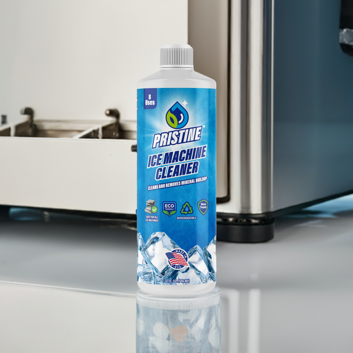 Pristine Ice Machine Cleaner & Descaler – Removes Limescale and Mineral Buildup for Clear, Fresh Ice