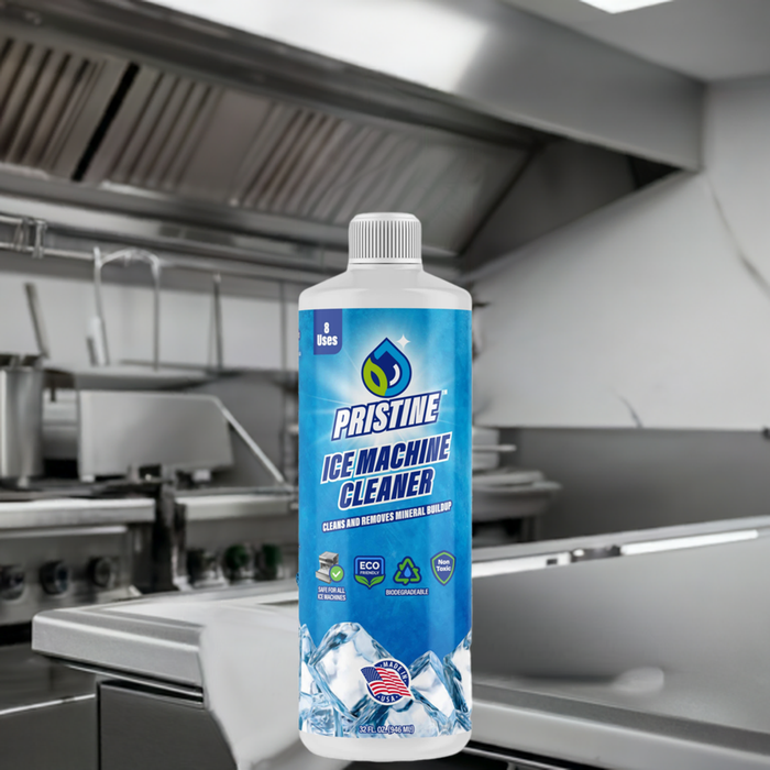 Pristine Ice Machine Cleaner & Descaler – Removes Limescale and Mineral Buildup for Clear, Fresh Ice