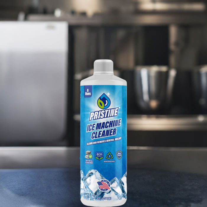 Pristine Ice Machine Cleaner & Descaler – Removes Limescale and Mineral Buildup for Clear, Fresh Ice